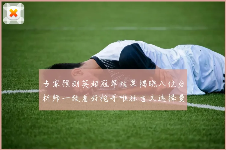 专家预测英超冠军结果揭晓八位分析师一致看好枪手唯独吉文选择曼城